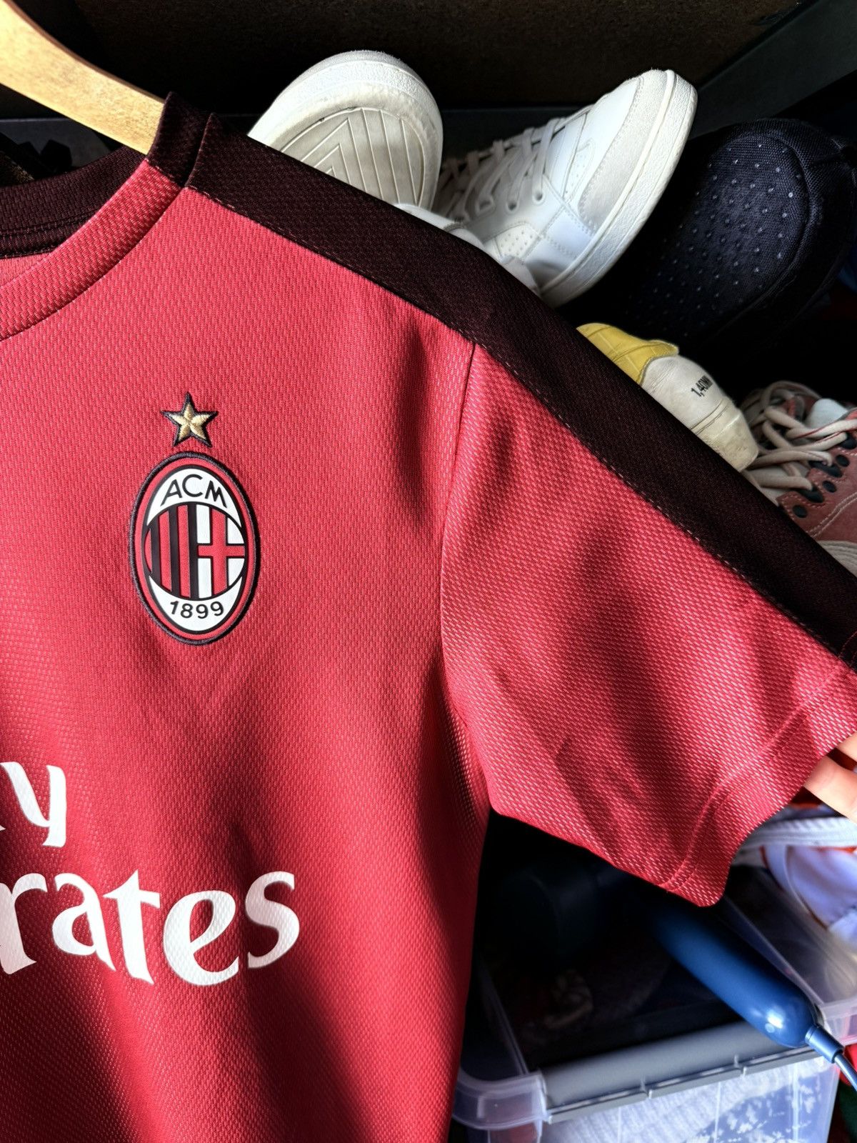 Puma AC MILAN PUMA ITALY 2018-19 FOOTBALL SOCCER SHIRT JERSEY Size US S / EU 44-46 / 1 - 6 Thumbnail