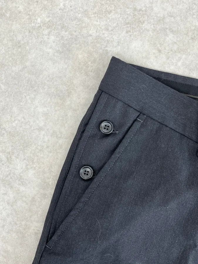 Gucci 2000s Gucci Dark Grey Regular Tailored Pants Size US 34 / EU 50 - 10 Thumbnail