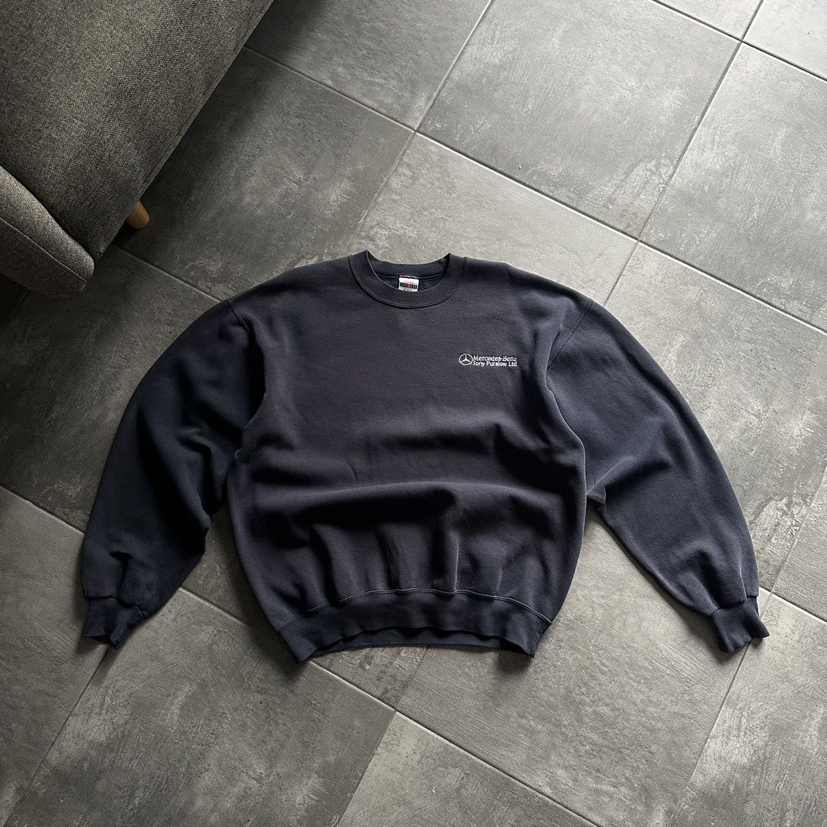 Mercedes-Benz × Vintage Vintage Mercedes-Benz Sweatshirt Small Logo Car Y2K 00s USA Size US L / EU 52-54 / 3 - 9 Thumbnail