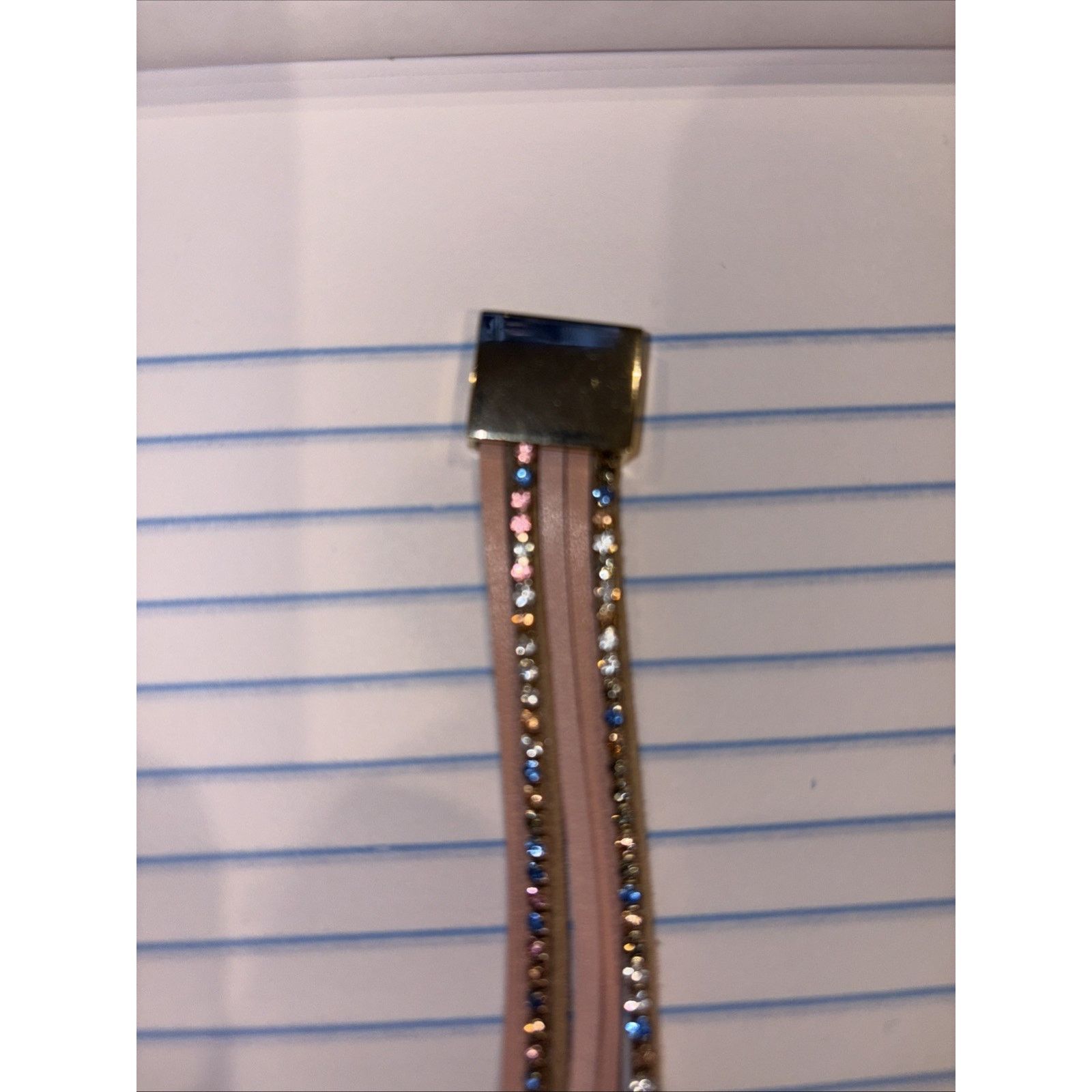 Loft LOFT Multi Strand Beaded Rhinestone Bracelet Size ONE SIZE - 2 Thumbnail