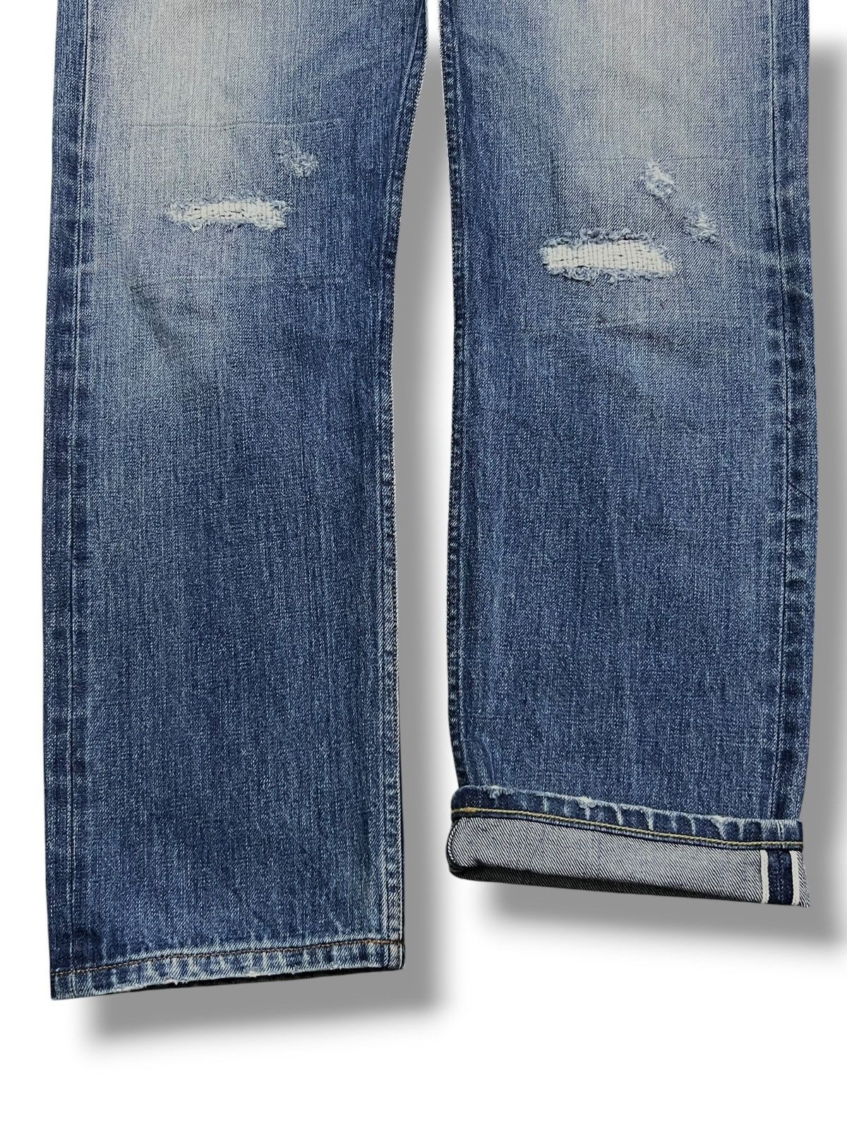 United Arrows Vintage Green Label United Arrow Selvedge Denim, Faded Wash Size US 33 - 6 Thumbnail