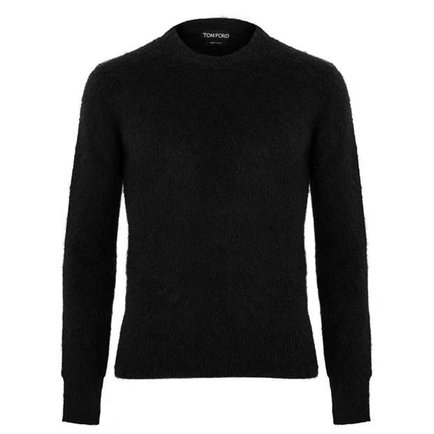 Tom Ford o1g2r1mq0724 Wool Sweaters in Black Size US L / EU 52-54 / 3 - 1 Thumbnail