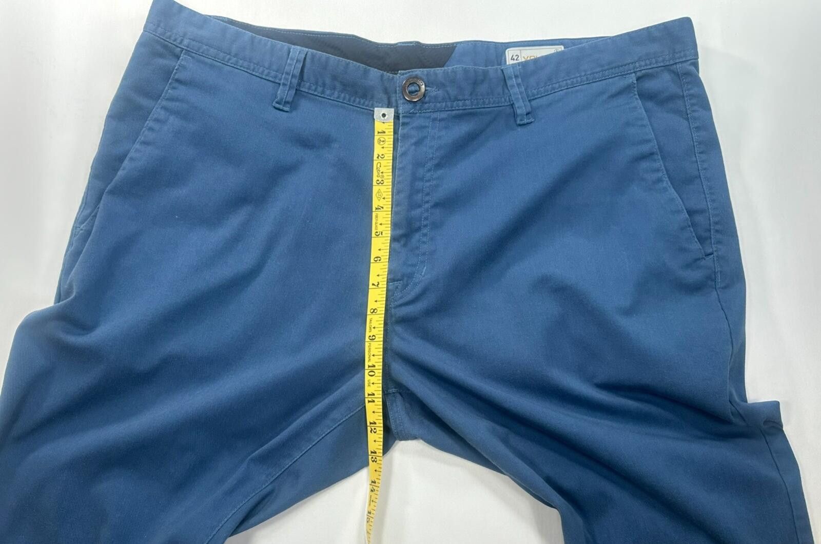 Volcom Volcom Flat Embroidered Cotton/Poly Chinos Blue Mens 42/34 Size US 42 / EU 58 - 4 Thumbnail