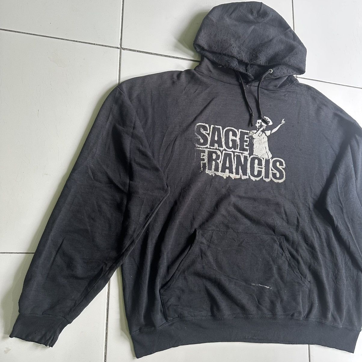 Rap Tees Vintage Pauh William Francis Hip hop tour 2005 black hoodie Size US XL / EU 56 / 4 - 3 Thumbnail