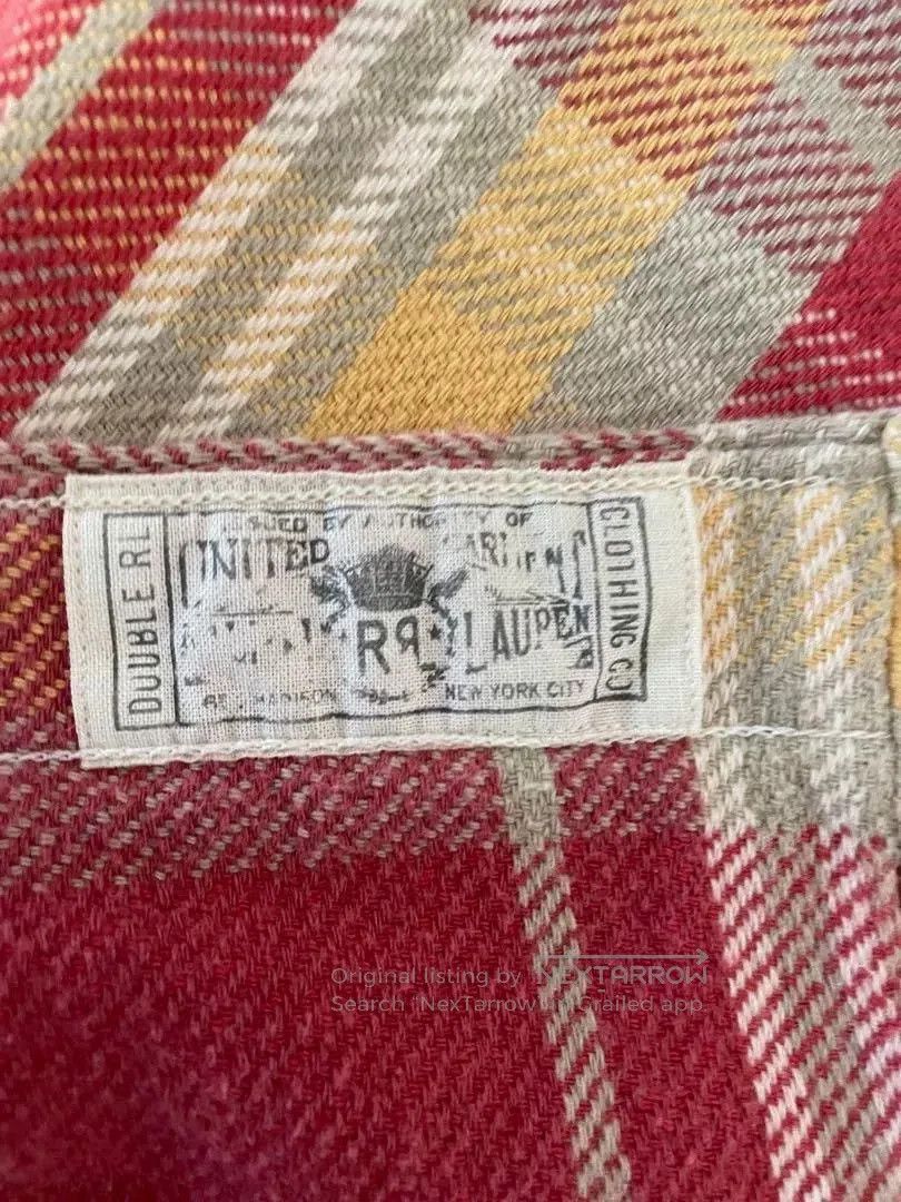 RRL Ralph Lauren Ralph Lauren Flannel Plaid Shirt. Size US XS / EU 42 / 0 - 4 Thumbnail