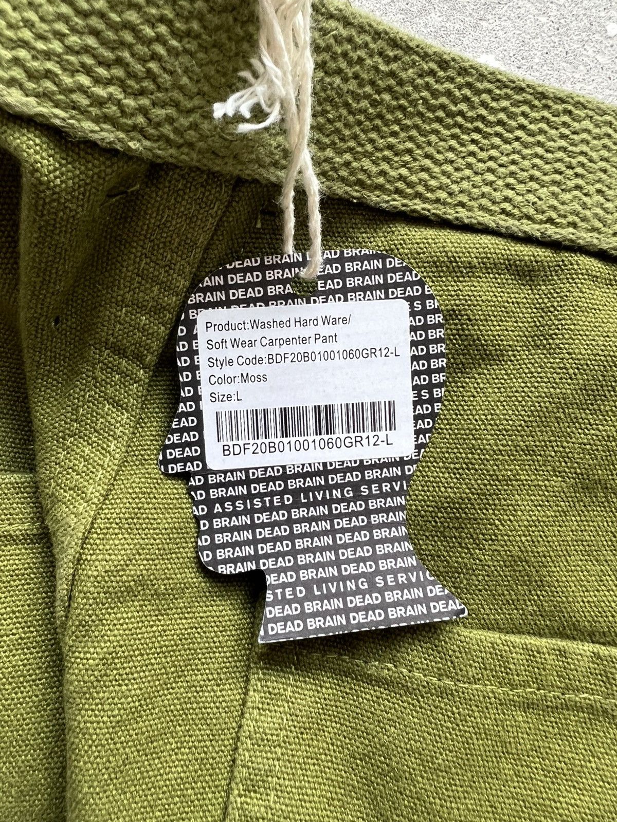 Brain Dead New Brain Dead Pants Carpenter Washed Hard Size US 34 / EU 50 - 14 Thumbnail