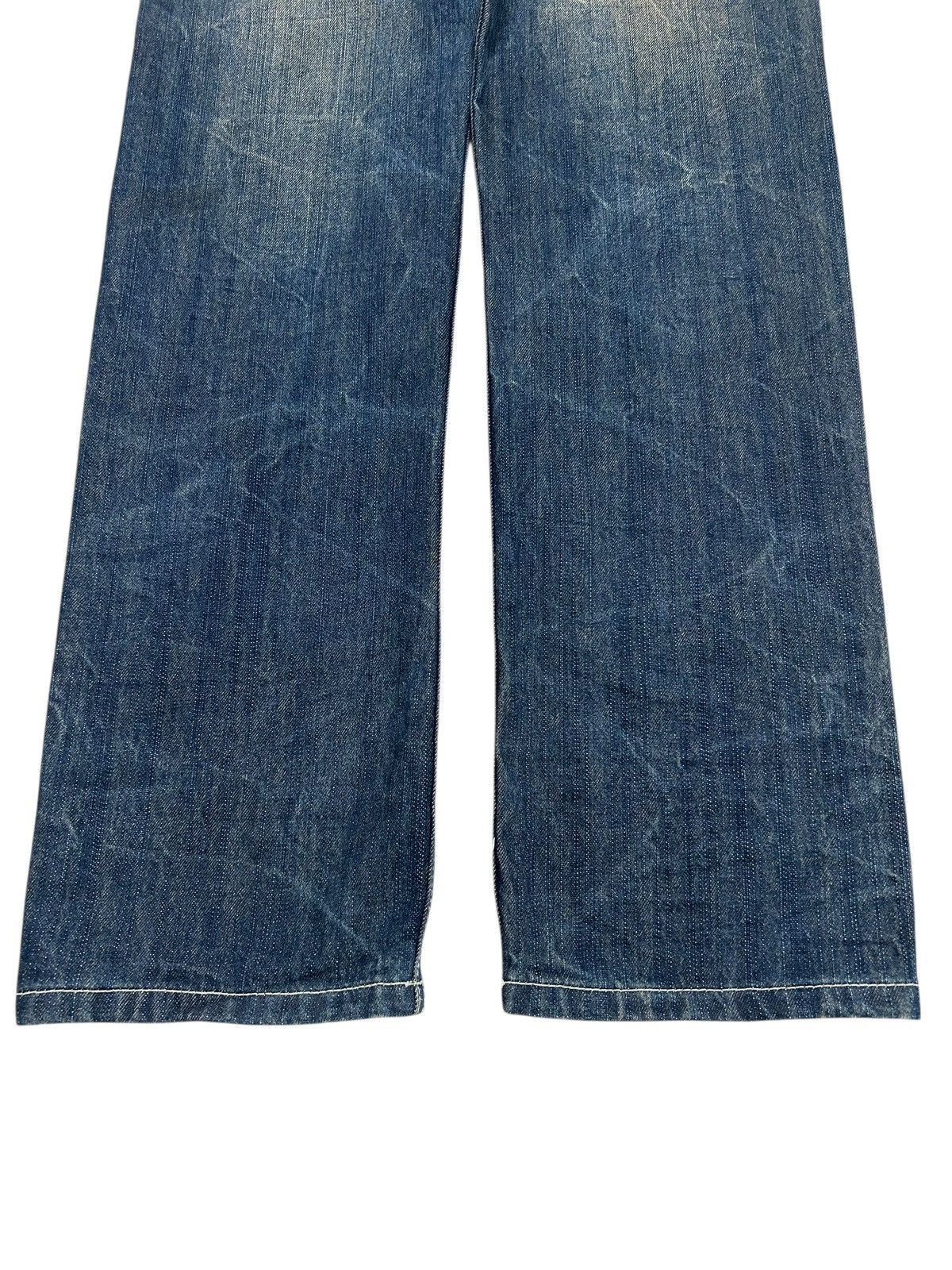 Le Grande Bleu (L.G.B.) Double Clutch Japan Brand Washed Clawn Mark Shoes Pocket Size US 31 - 8 Thumbnail