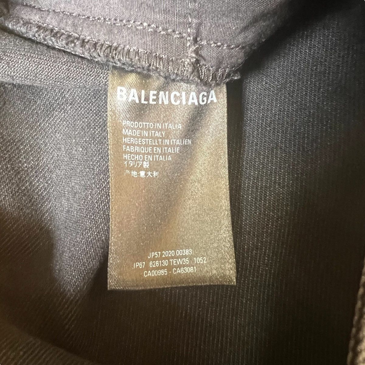 Balenciaga BALENCIAGA 20AW MULTI LOGO DENIM JACKET BAGGY PANTS SET Size 46S - 10 Thumbnail