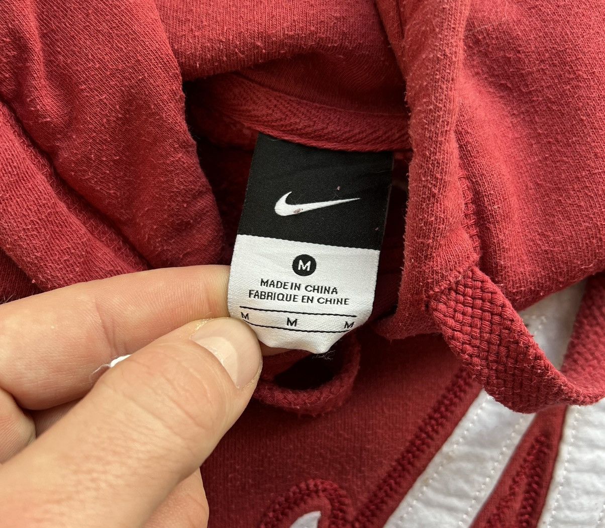 Nike × Vintage Vintage Nike Alabama Hoodie Center Swoosh Embroidered Logo Size US M / EU 48-50 / 2 - 6 Thumbnail