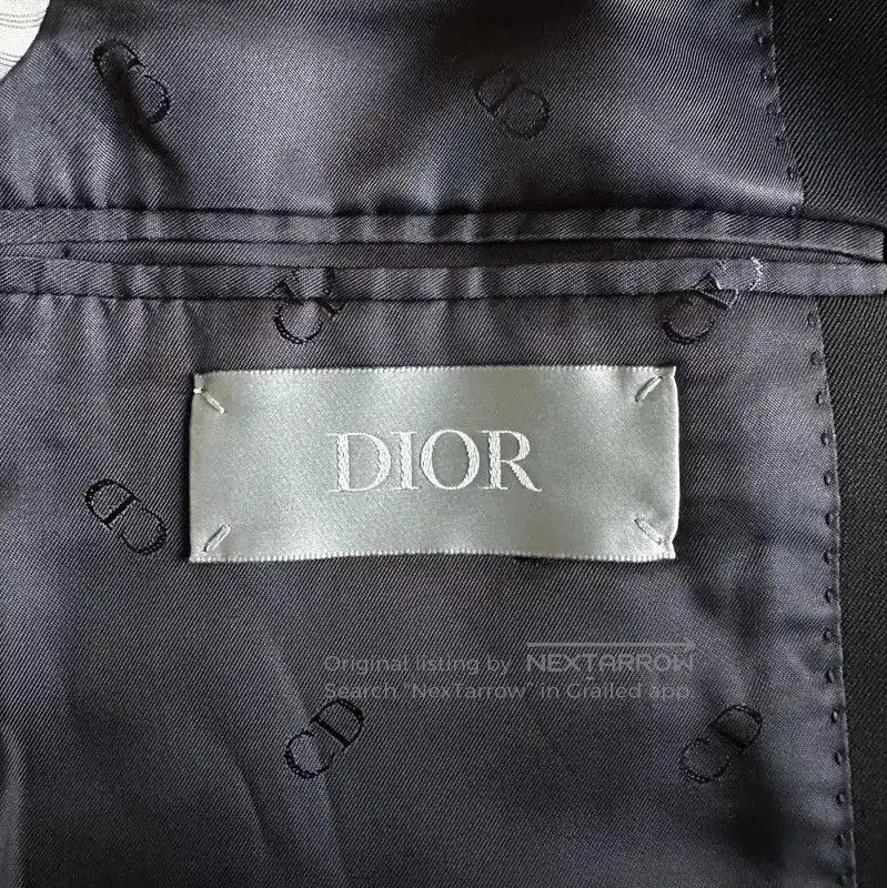 Dior Dior Black Wool Long Sleeve Overcoat . Size US M / EU 48-50 / 2 - 5 Thumbnail