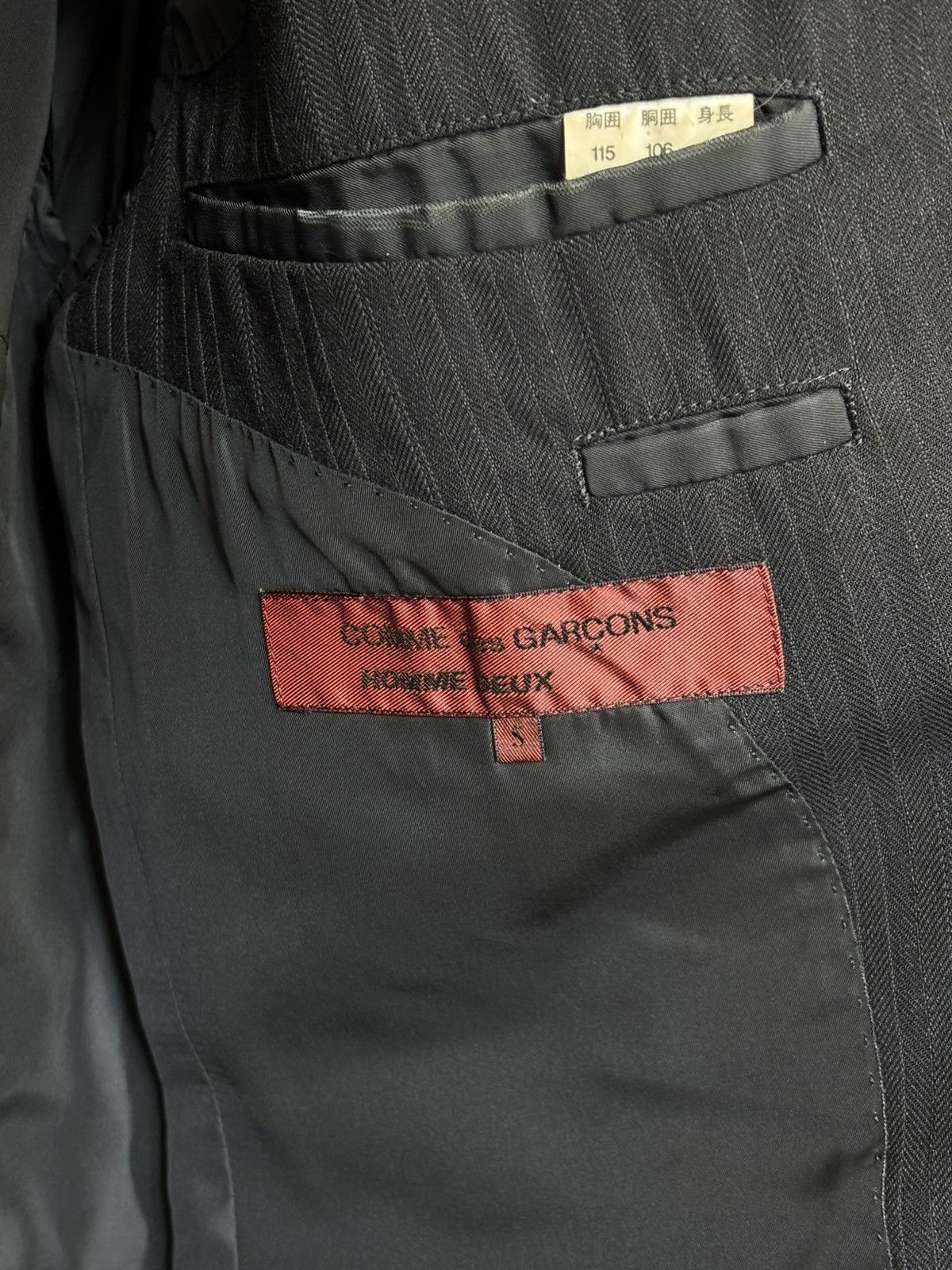 Comme des Garcons Homme Deux Comme des Garçons Homme Deux 1996 Blazer Archive Size 40R - 4 Thumbnail