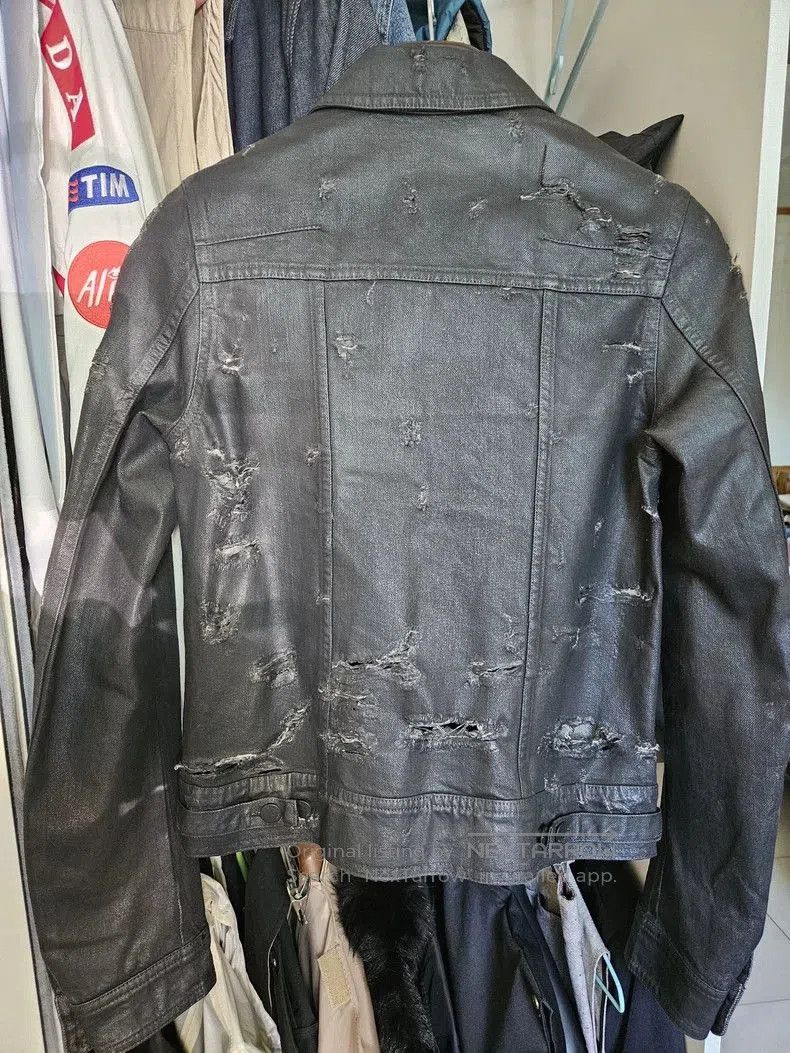 Hedi Slimane Dior Homme Distressed Denim Jacket. Size US S / EU 44-46 / 1 - 2 Thumbnail