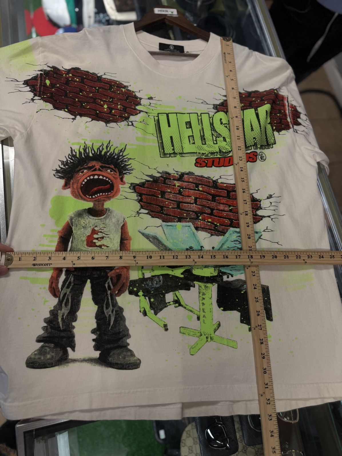 HELLSTAR Hellstar “Brick Wall” Tee Shirt Size XXL (NEW) Size US XXL / EU 58 / 5 - 14 Thumbnail