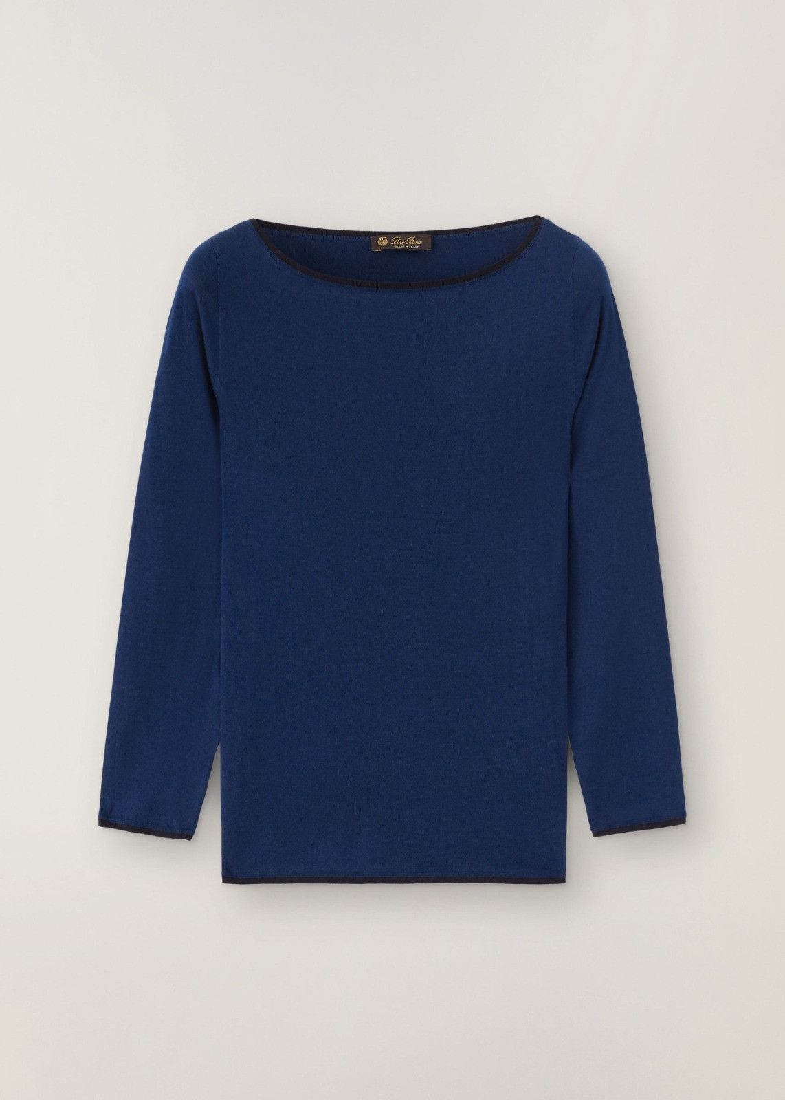 Loro Piana o1srvl11e1224 Neo Ventotene Sweater in Blue Size M / US 6-8 / IT 42-44 - 1 Preview
