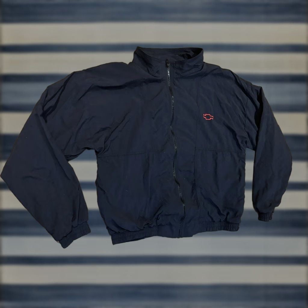 Vintage VTG Chevy Windbreaker Coat Jacket Chevrolet Black Red Made In USA Men’s Size XXL Size US XXL / EU 58 / 5 - 1 Thumbnail