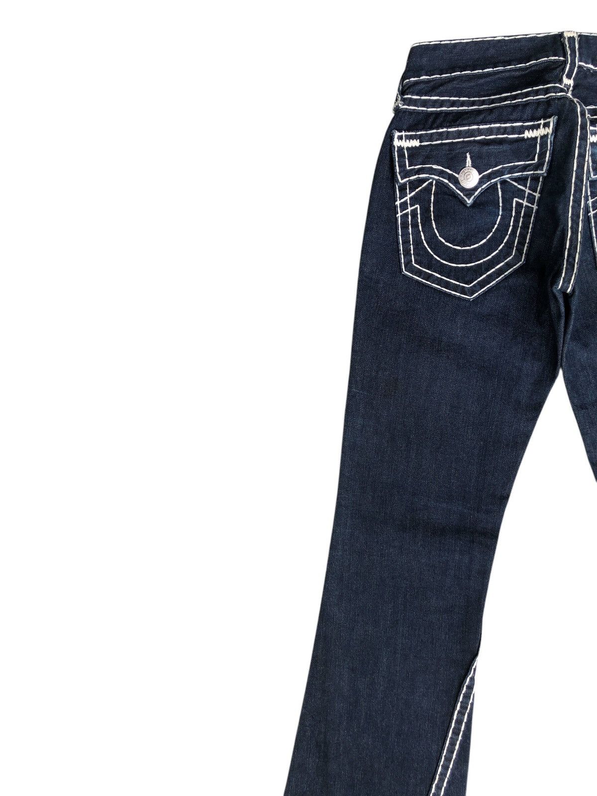 True Religion Vintage True Religion Flared Jeans White Stitch Size US 31 - 9 Thumbnail