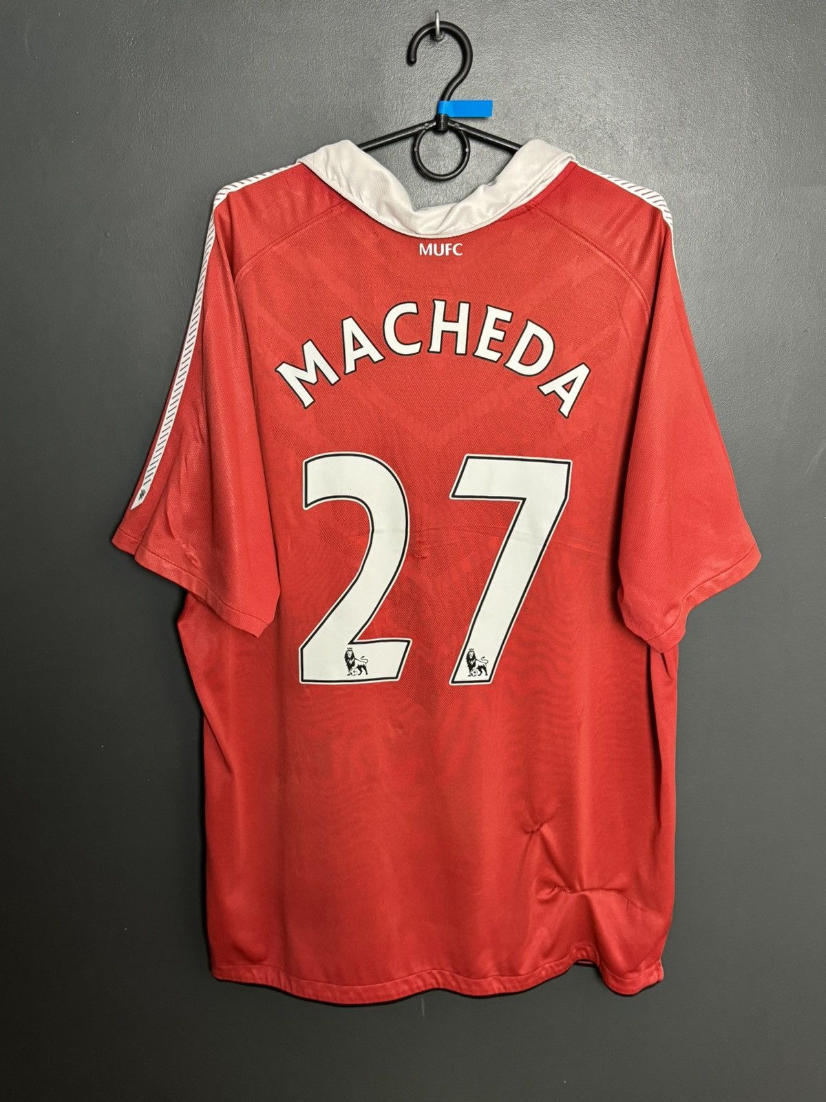 Nike faded Manchester United 10/11 Home Macheda Football Jersey Size US XL / EU 56 / 4 - 1 Thumbnail