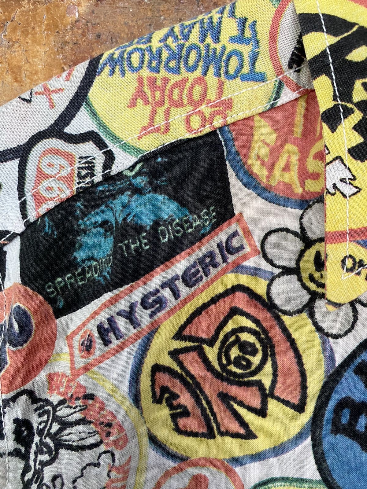 Hysteric Glamour 90s Fuck All logo all over print Size US M / EU 48-50 / 2 - 9 Thumbnail