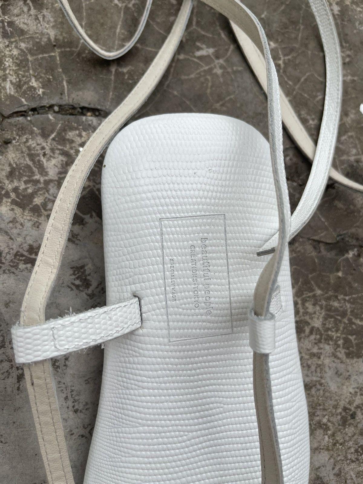 Japanese Brand Beautiful People Creations Tokyo Leather Sandal 36 Size US 6 / IT 36 - 2 Thumbnail