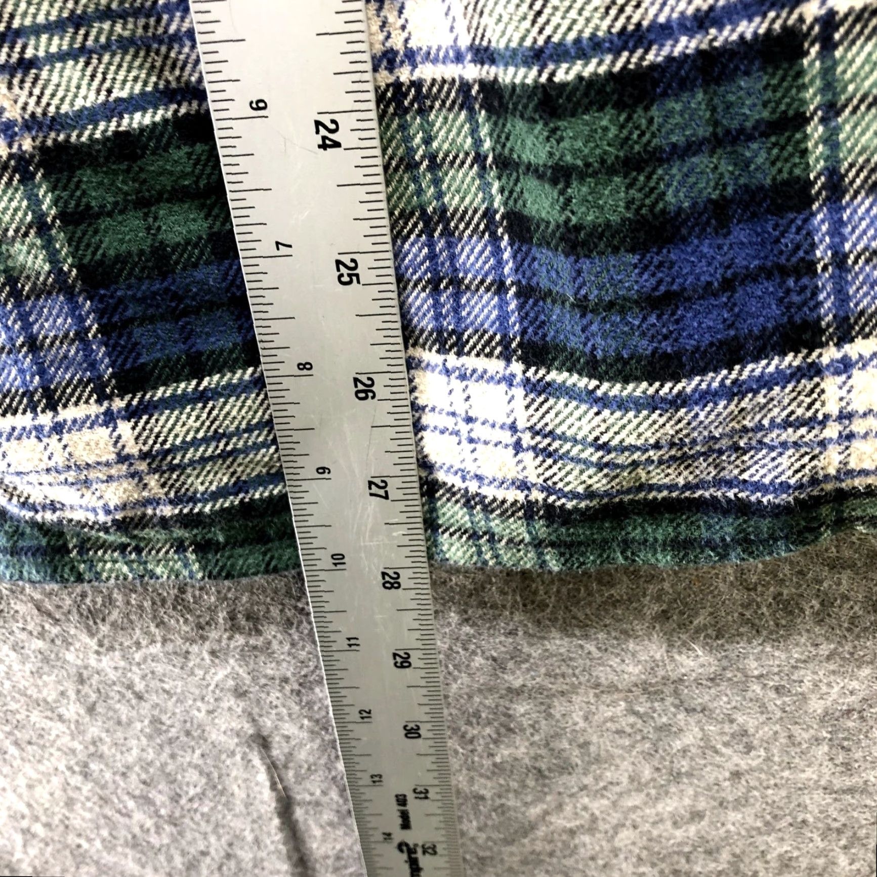 Lucky Brand Lucky Brand Flannel Shirt Mens M Button-Up Casual Workwear Plaid Green Blue White 90s Western Style Mens Size US M / EU 48-50 / 2 - 8 Thumbnail