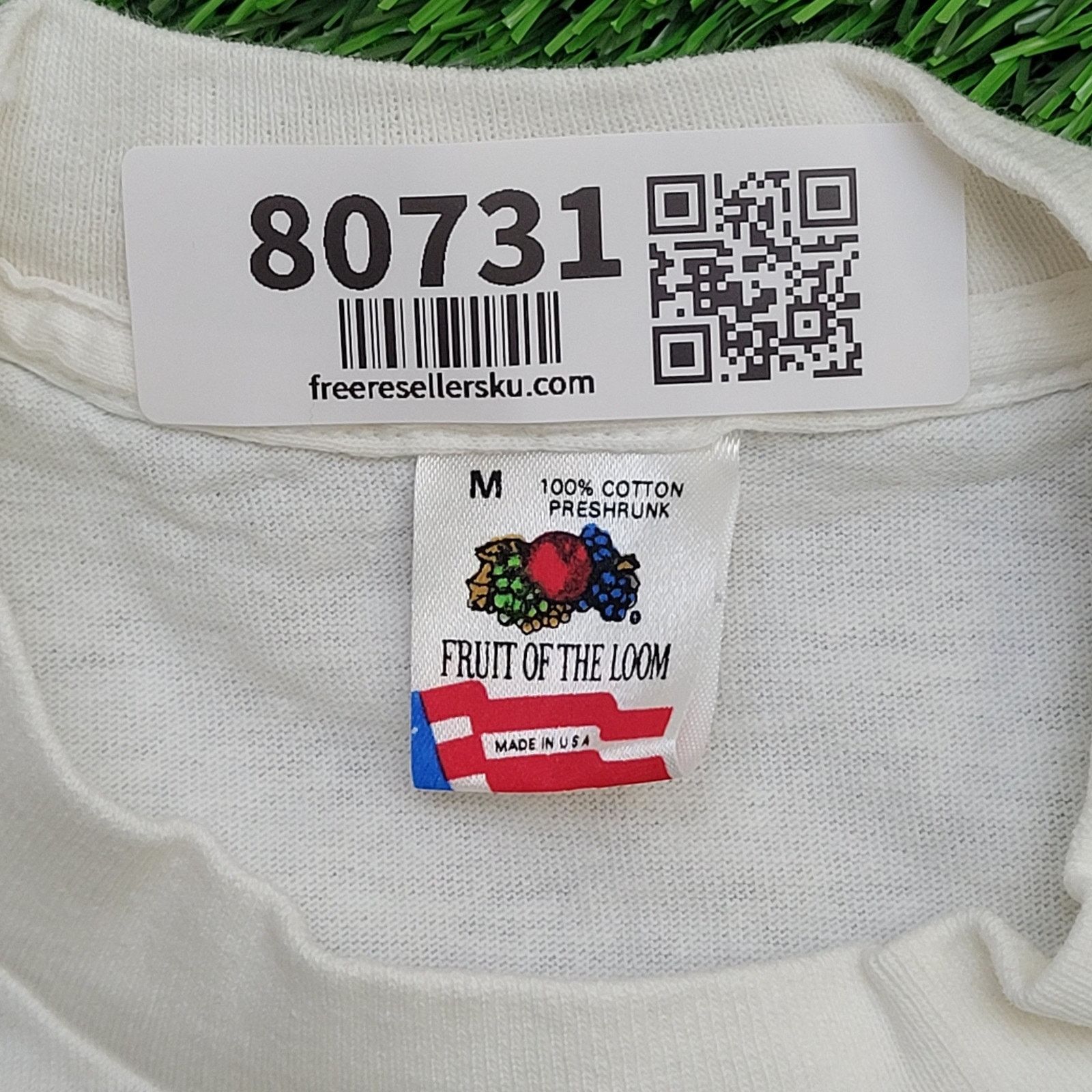 Fruit Of The Loom VTG 90s Ice Skating Polar Bear Shirt Small 18x25 White USA Size US S / EU 44-46 / 1 - 13 Thumbnail