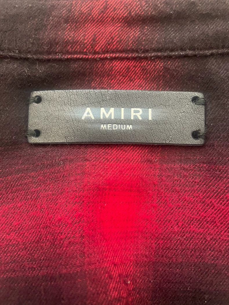 Amiri AMIRI Black and red plaid shirt 2501-Nextarrow Size US M / EU 48-50 / 2 - 2 Thumbnail