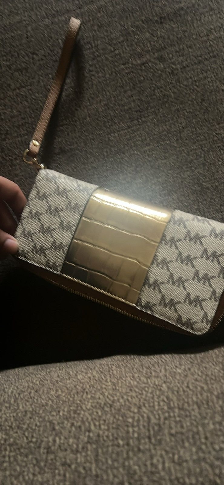 Michael Kors Gold Michael Kors Designer Travel Wallet Size ONE SIZE - 5 Thumbnail