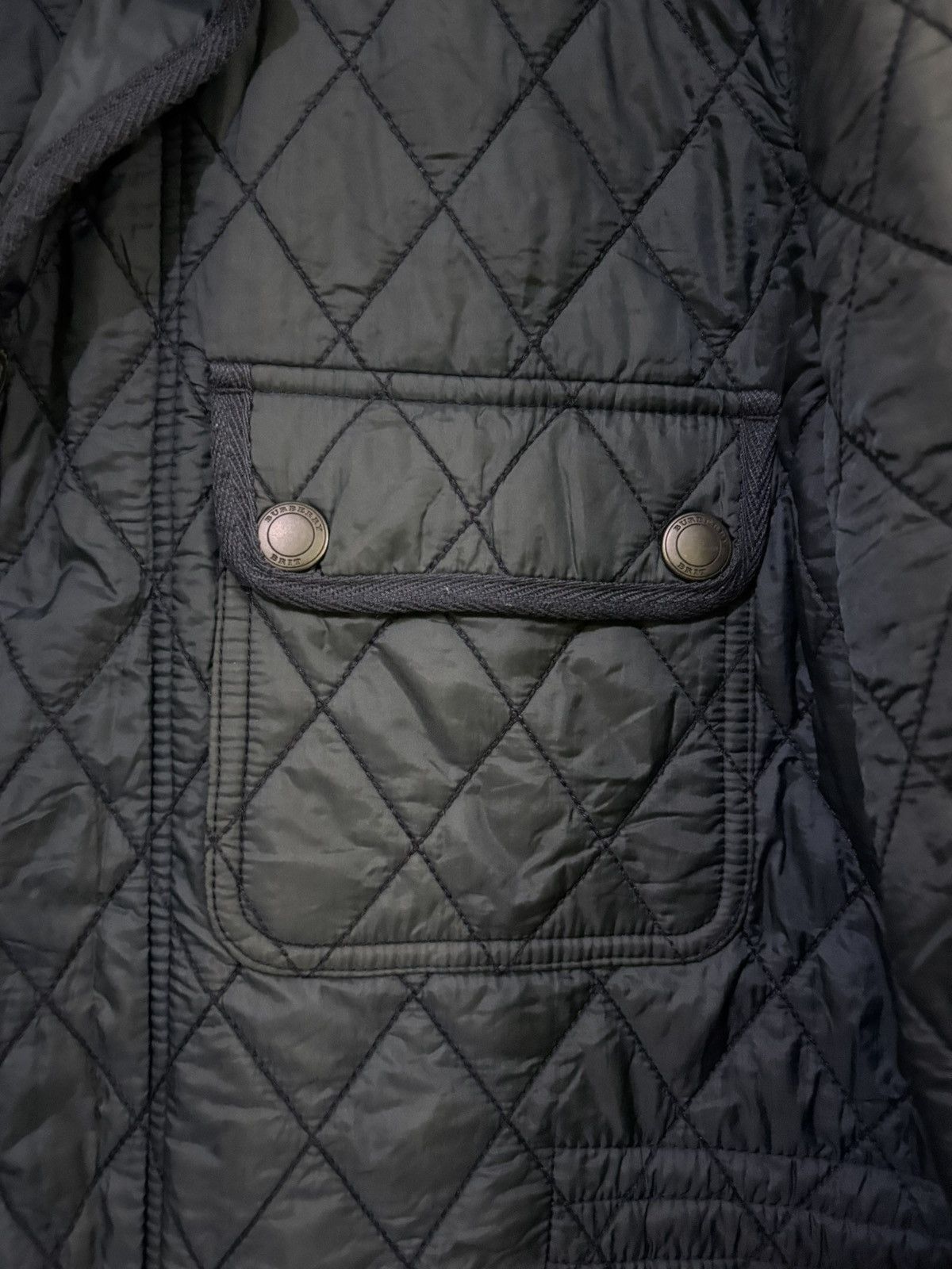 Burberry Burberry Brit Quilted Sun Faded Jacket Size US L / EU 52-54 / 3 - 21 Thumbnail