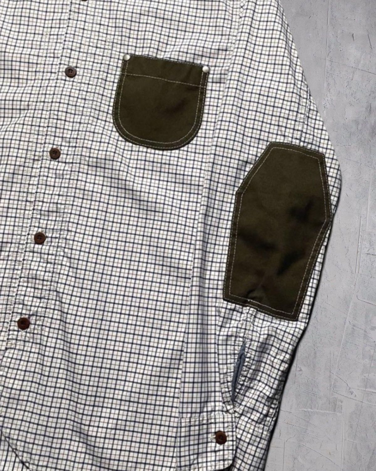 Junya Watanabe AD2013 Junya Watanabe Man elbow patch shirt Size US L / EU 52-54 / 3 - 5 Thumbnail