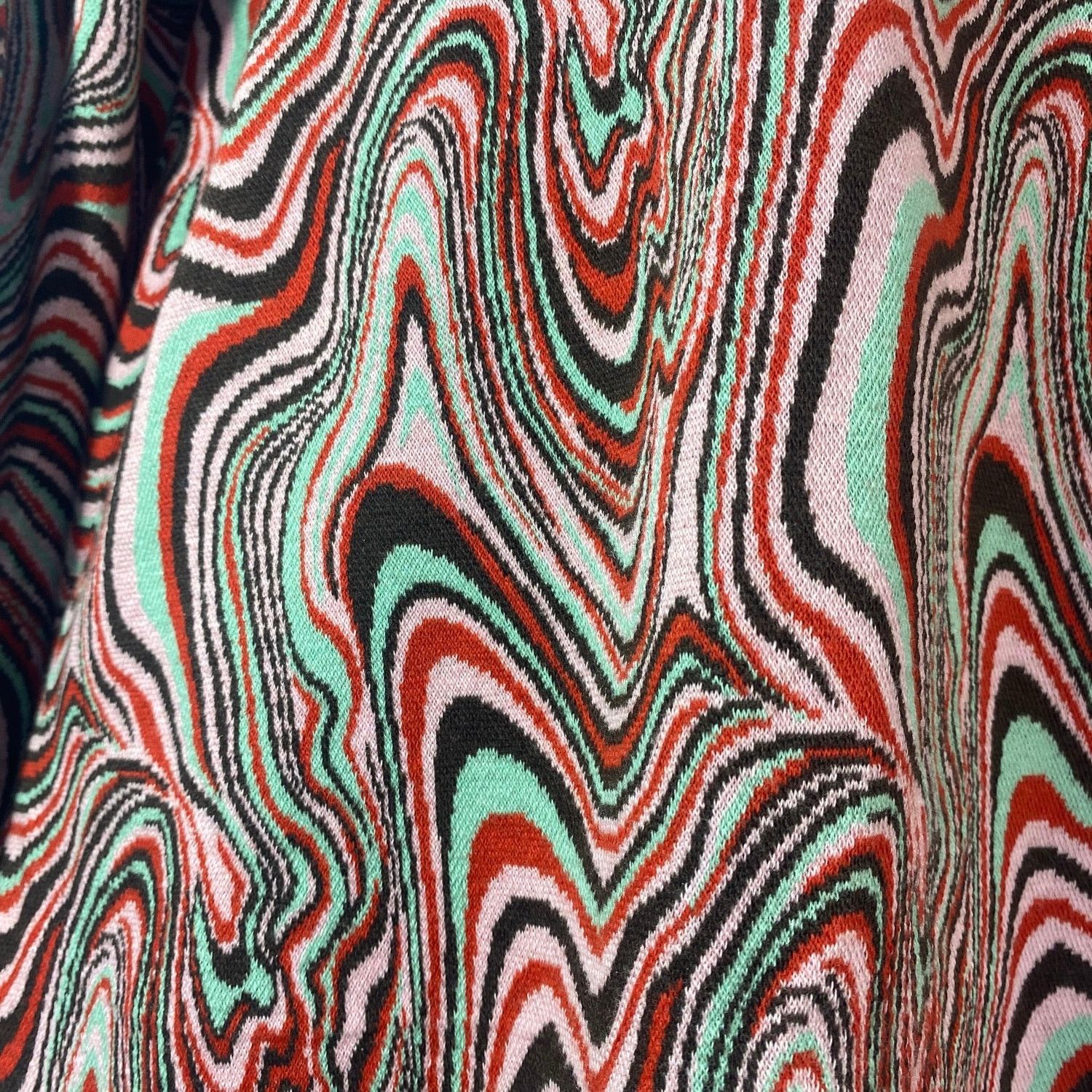 Zara Zara Psycodelic Print Long Sleeve Winter Dress women sz L Size L / US 10 / IT 46 - 2 Thumbnail
