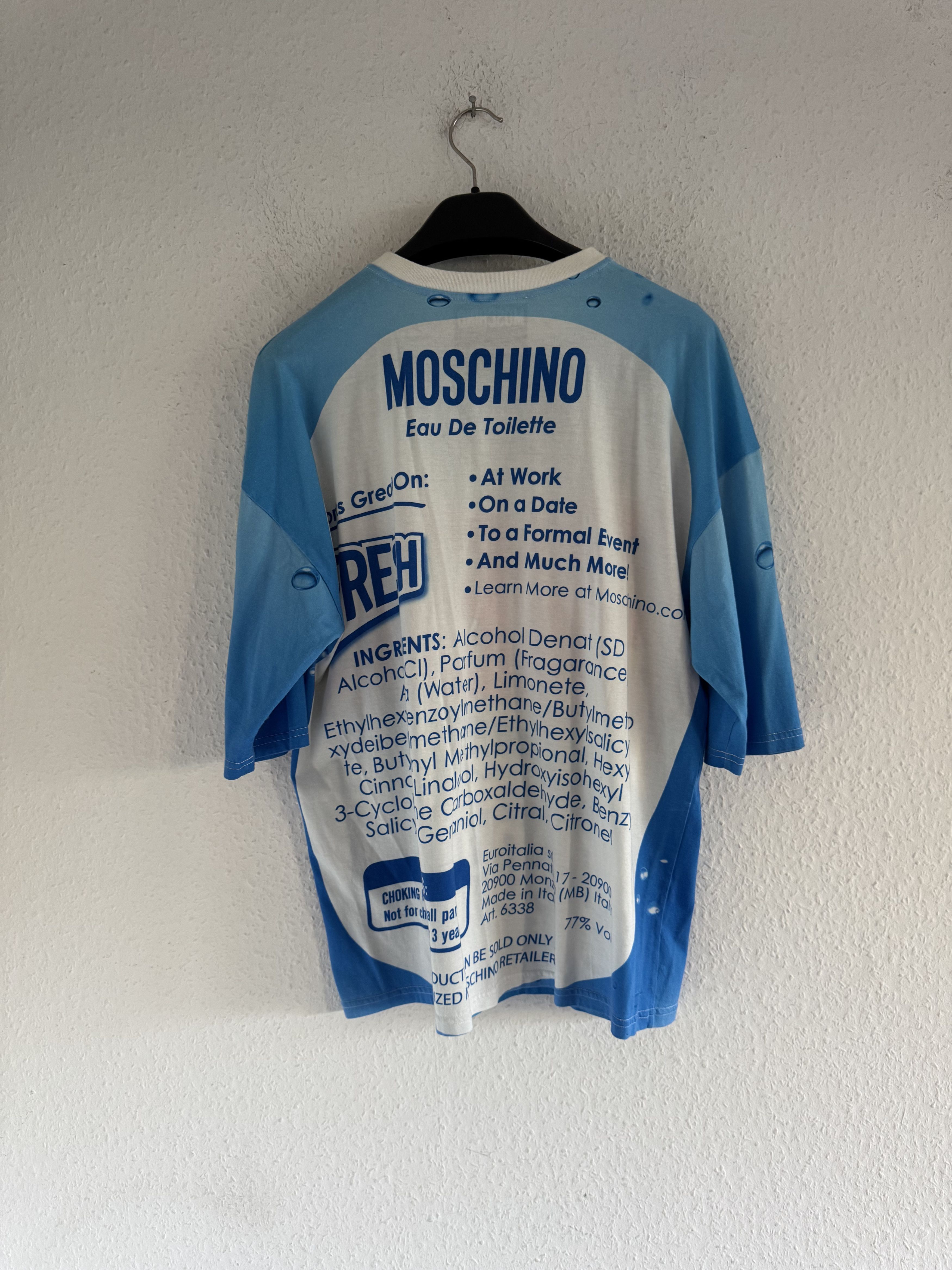 Moschino Fresh Fragrance Graphic Oversized T-Shirt Size US XXS / EU 40 - 9 Thumbnail
