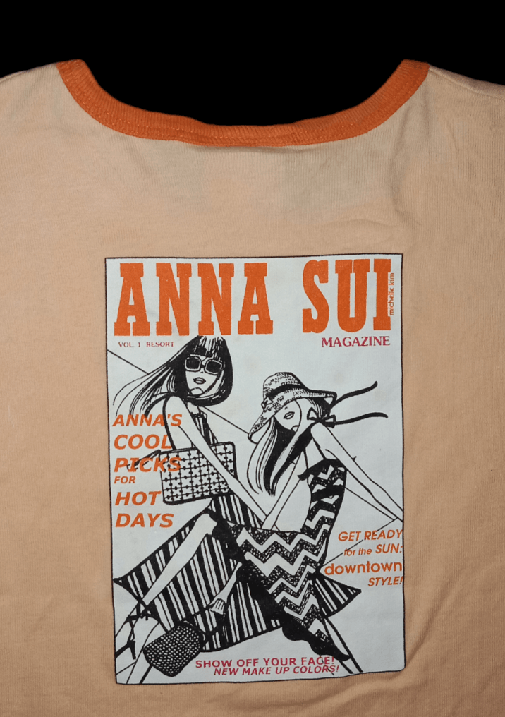 Anna Sui Vintage ANNA SUI Short Sleeve Tshirt Size M / US 6-8 / IT 42-44 - 6 Thumbnail