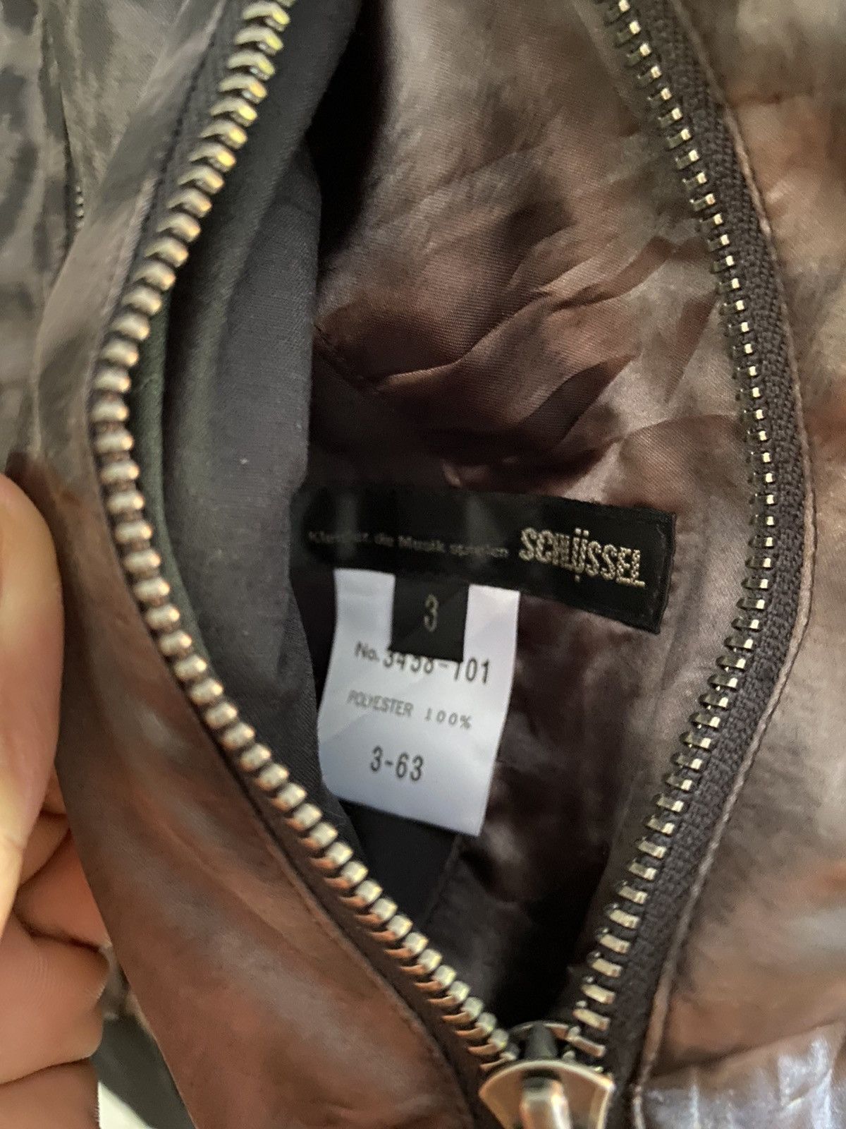 Japanese Brand × Schlussel × Vintage Vintage Schlussel leopard reversible bomber jacket Size US L / EU 52-54 / 3 - 7 Thumbnail