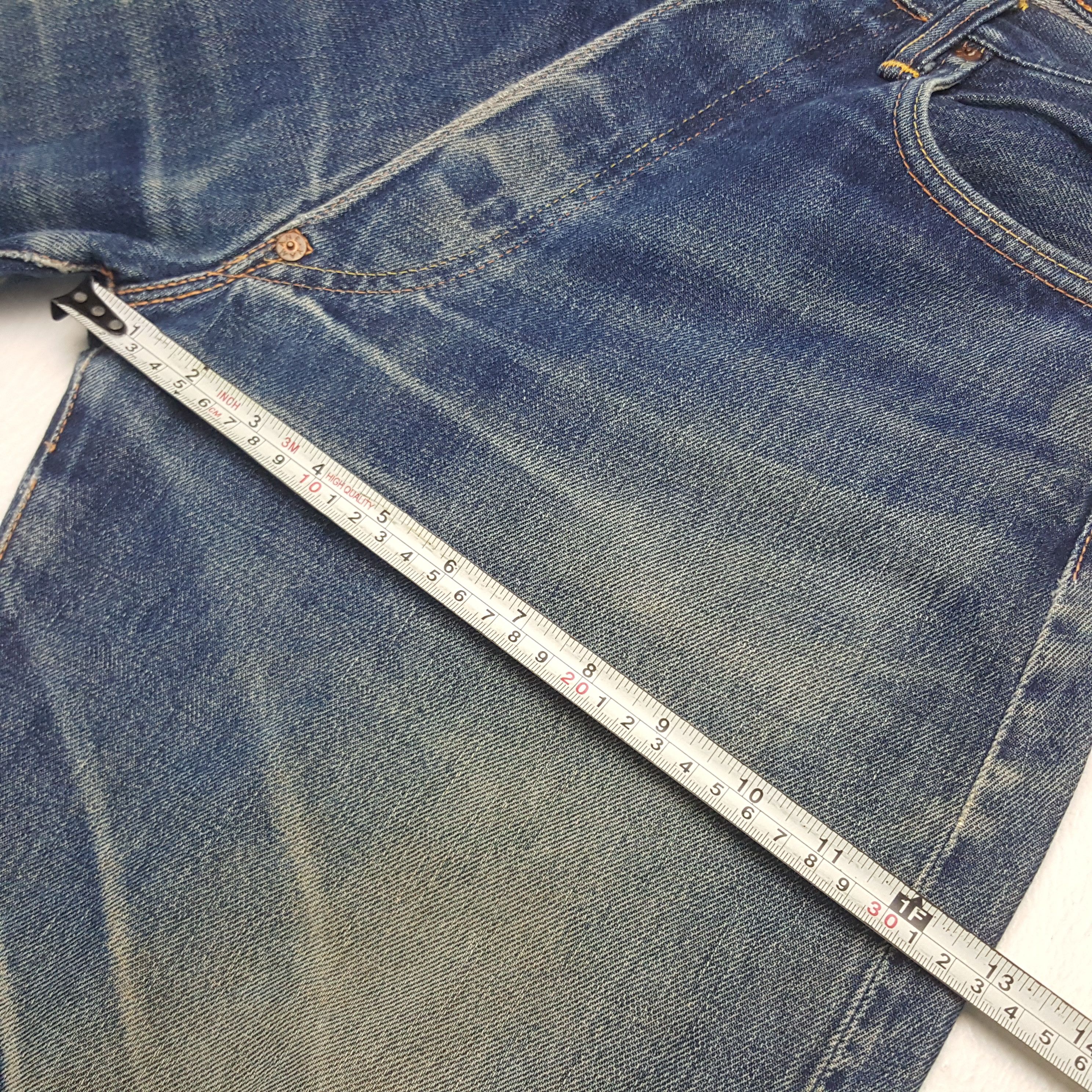 Evisu × Japanese Brand Vintage Evisu Selvedge Custom Art Daicock Denim Jeans Size US 28 / EU 44 - 9 Thumbnail