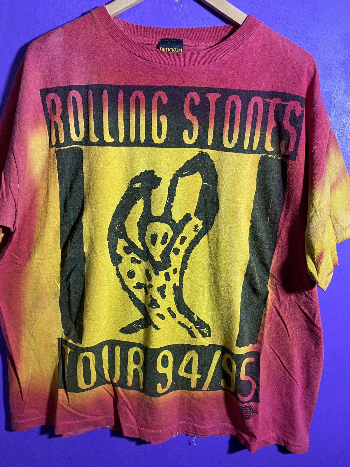 Band Tees × Vintage Vintage 94/95 Rolling Stones voodoo lounge tie dye t-shirt Size US XXL / EU 58 / 5 - 3 Thumbnail