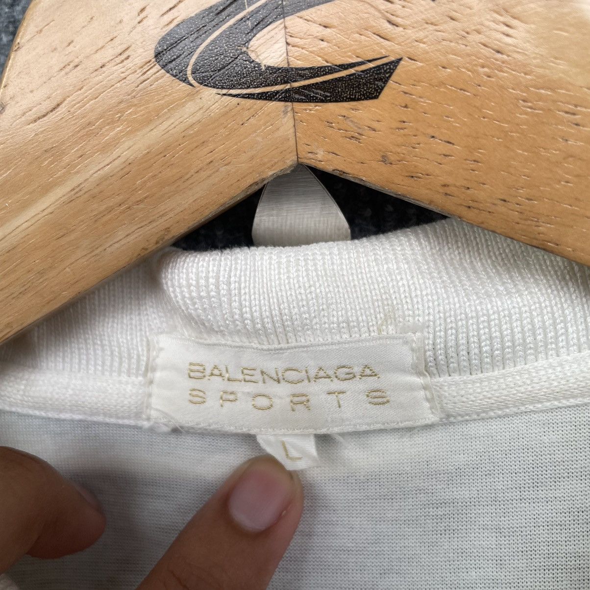 Balenciaga × Vintage Vintage Balenciaga Stripes Polo Shirt Size US M / EU 48-50 / 2 - 4 Thumbnail