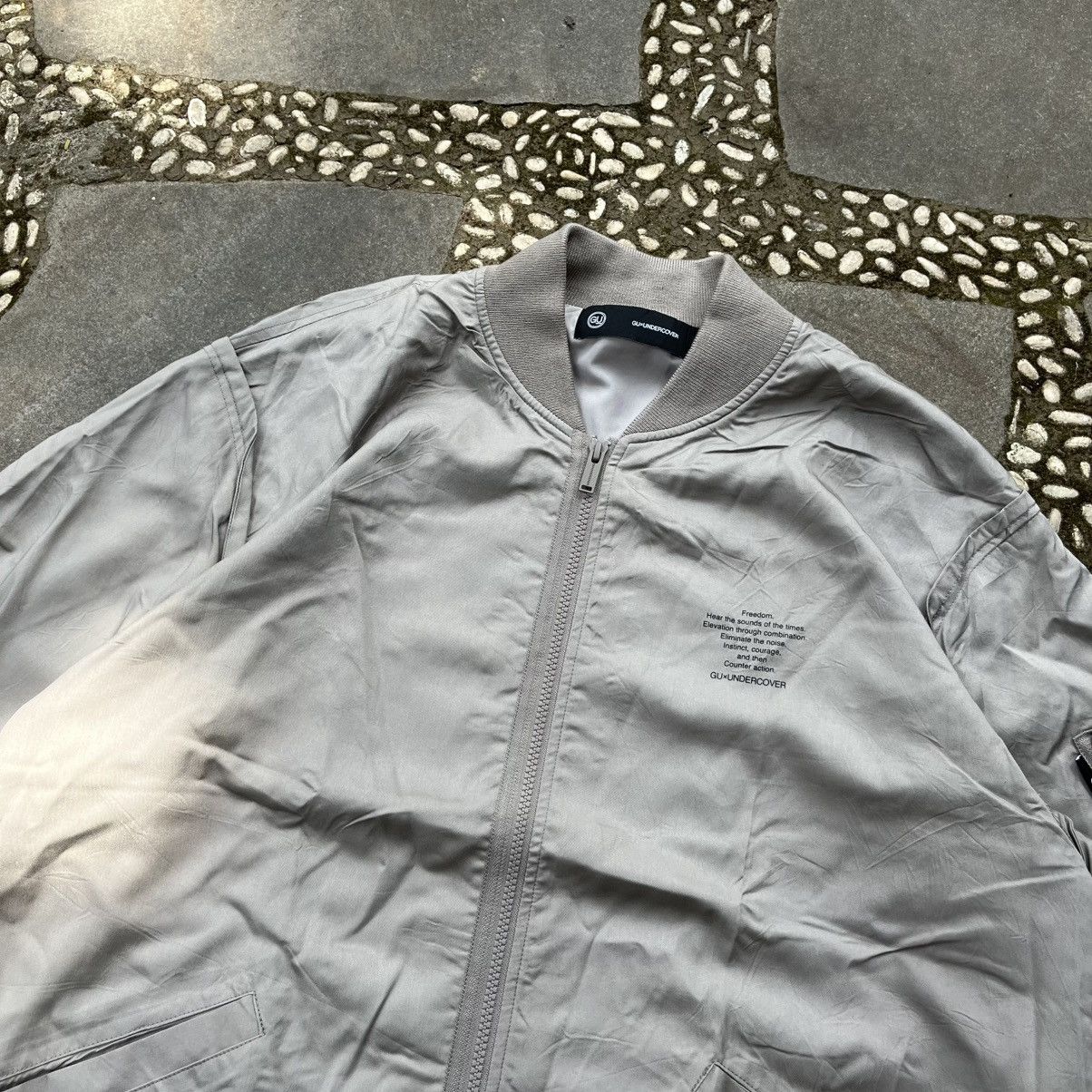 GU × Undercover LAST OFFER💰Archive Japan 🖤 GU × UNDERCOVER Bomber Jacket Size US L / EU 52-54 / 3 - 3 Thumbnail