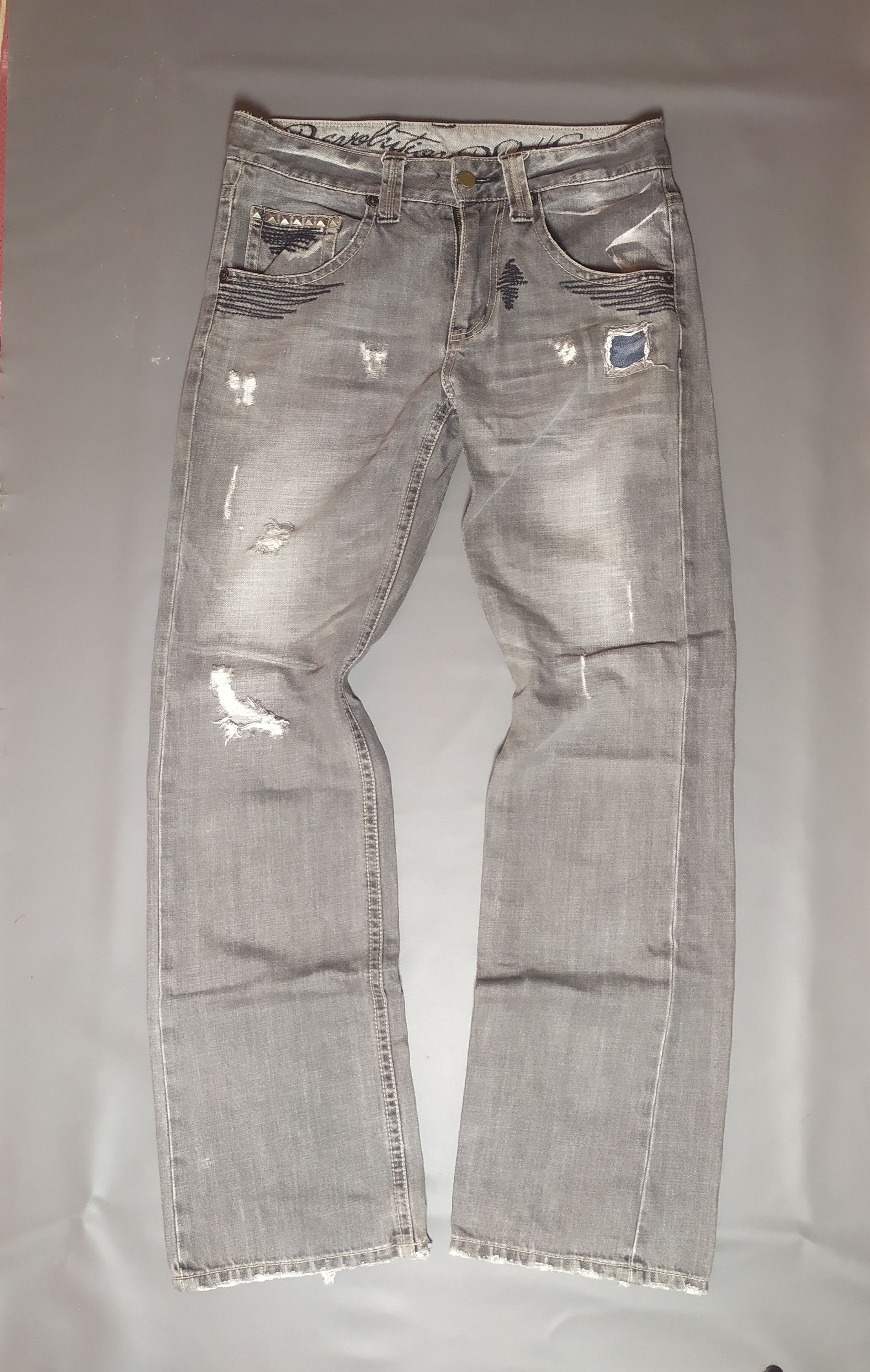 If Six Was Nine DOHC Skull Jeans Size US 33 - 5 Thumbnail