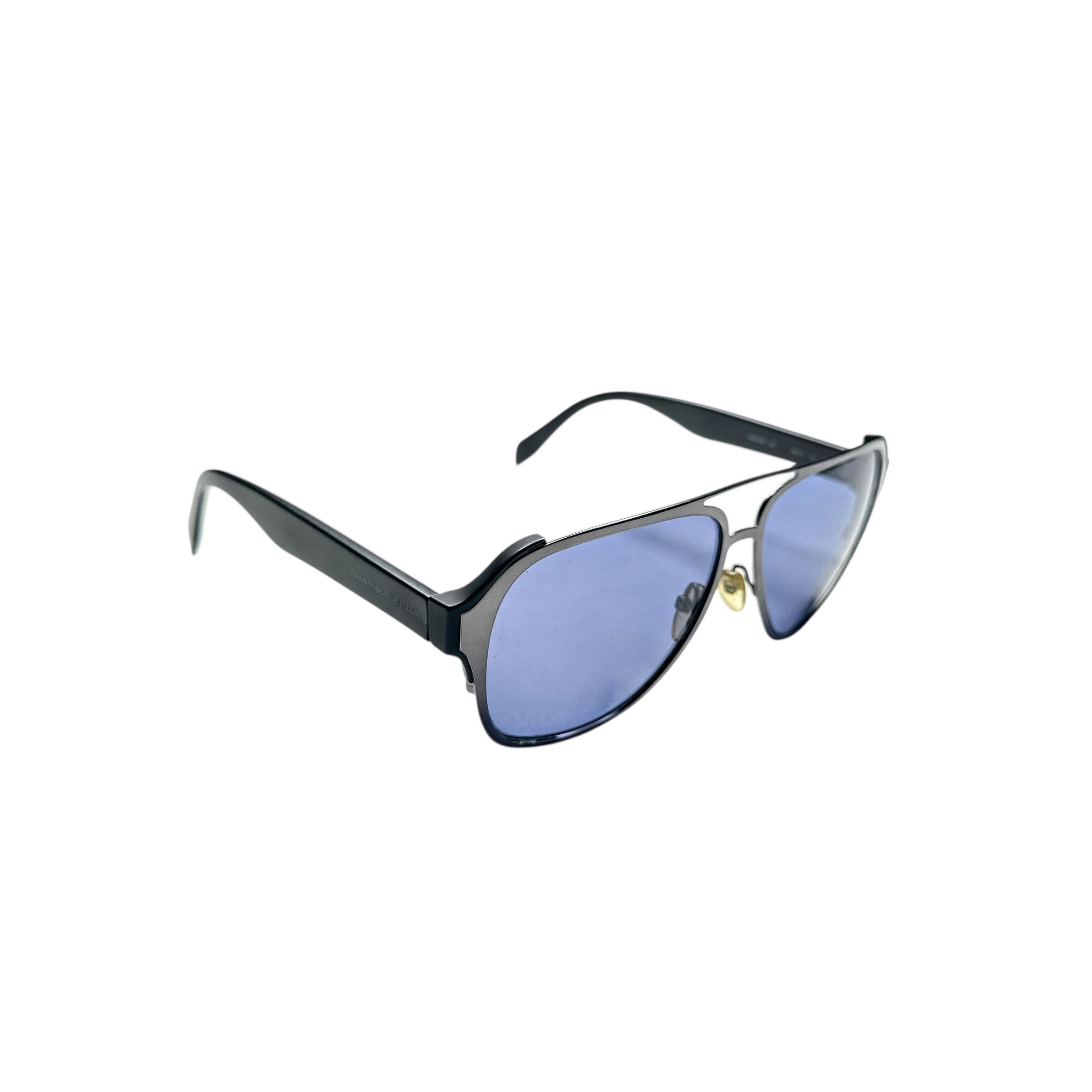 Alexander McQueen McQueen Aviator Sunglasses Size ONE SIZE - 2 Thumbnail
