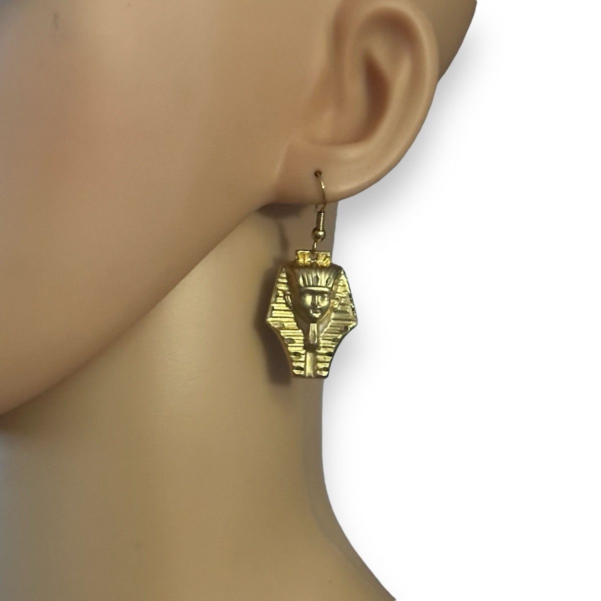 Vintage Vintage Egyptian Pharaoh dangle hook earrings Size ONE SIZE - 2 Thumbnail