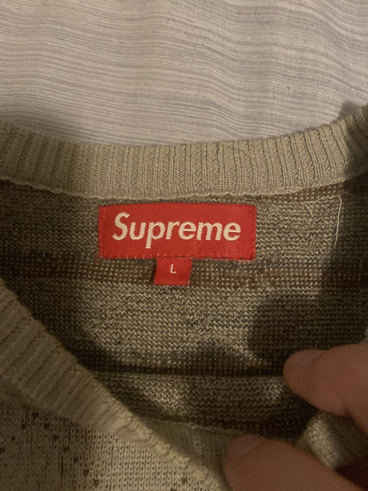 Vintage Early 2000s Supreme wool sweater