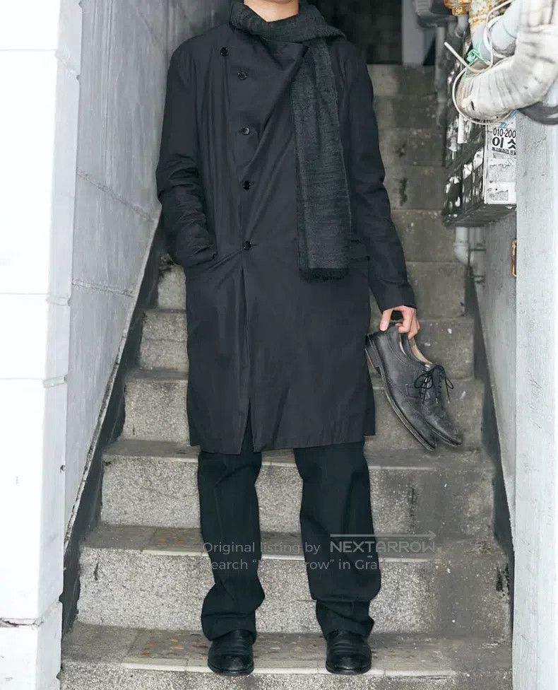 Helmut Lang HELMUT LANG Long trench coat with buttons Size US L / EU 52-54 / 3 - 1 Thumbnail