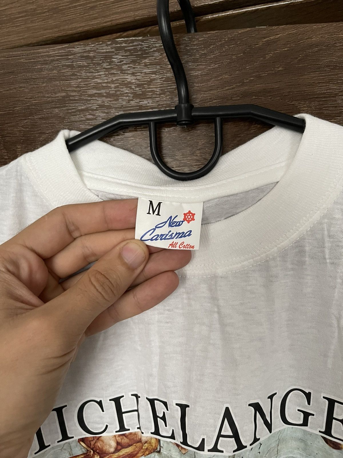 Vintage Michelangelo Vintage La Cappella Sistina Art T-Shirt Tee 90s Size US M / EU 48-50 / 2 - 8 Thumbnail
