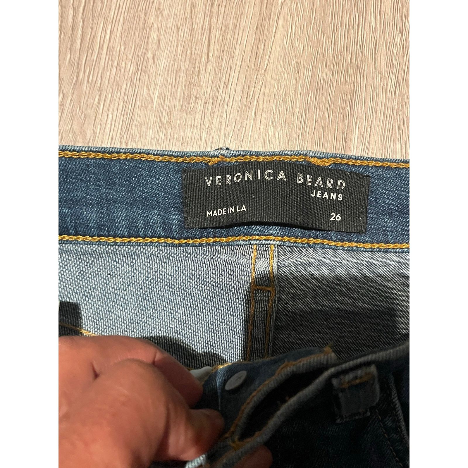 Veronica Beard Veronica Beard - Carly high-rise kick-flare jeans / 28 /blue Size 28" / US 6 / IT 42 - 10 Thumbnail