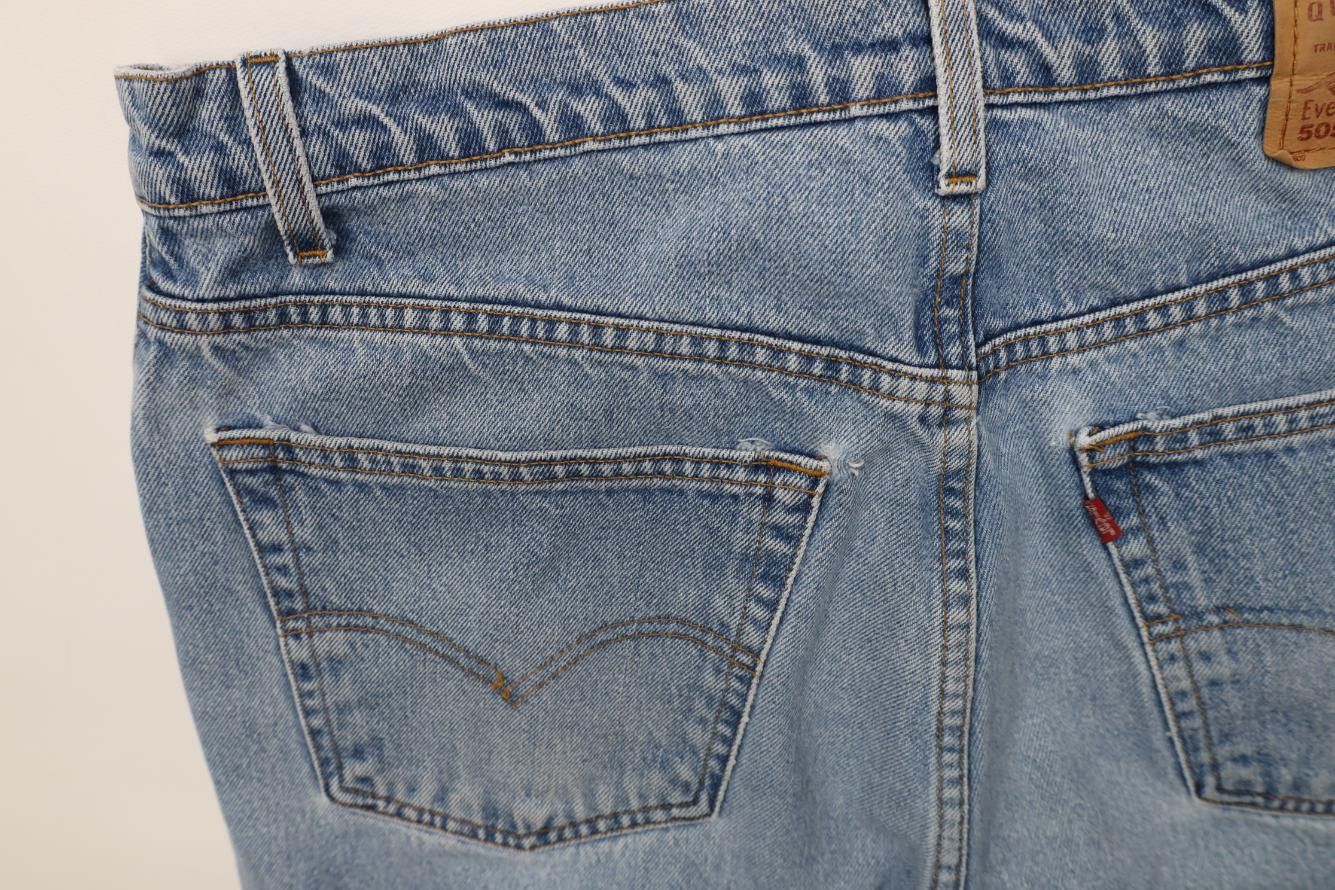 Levi's Vintage 90s Levis 505 Regular Fit Straight Leg Denim Jeans Size US 38 / EU 54 - 15 Thumbnail