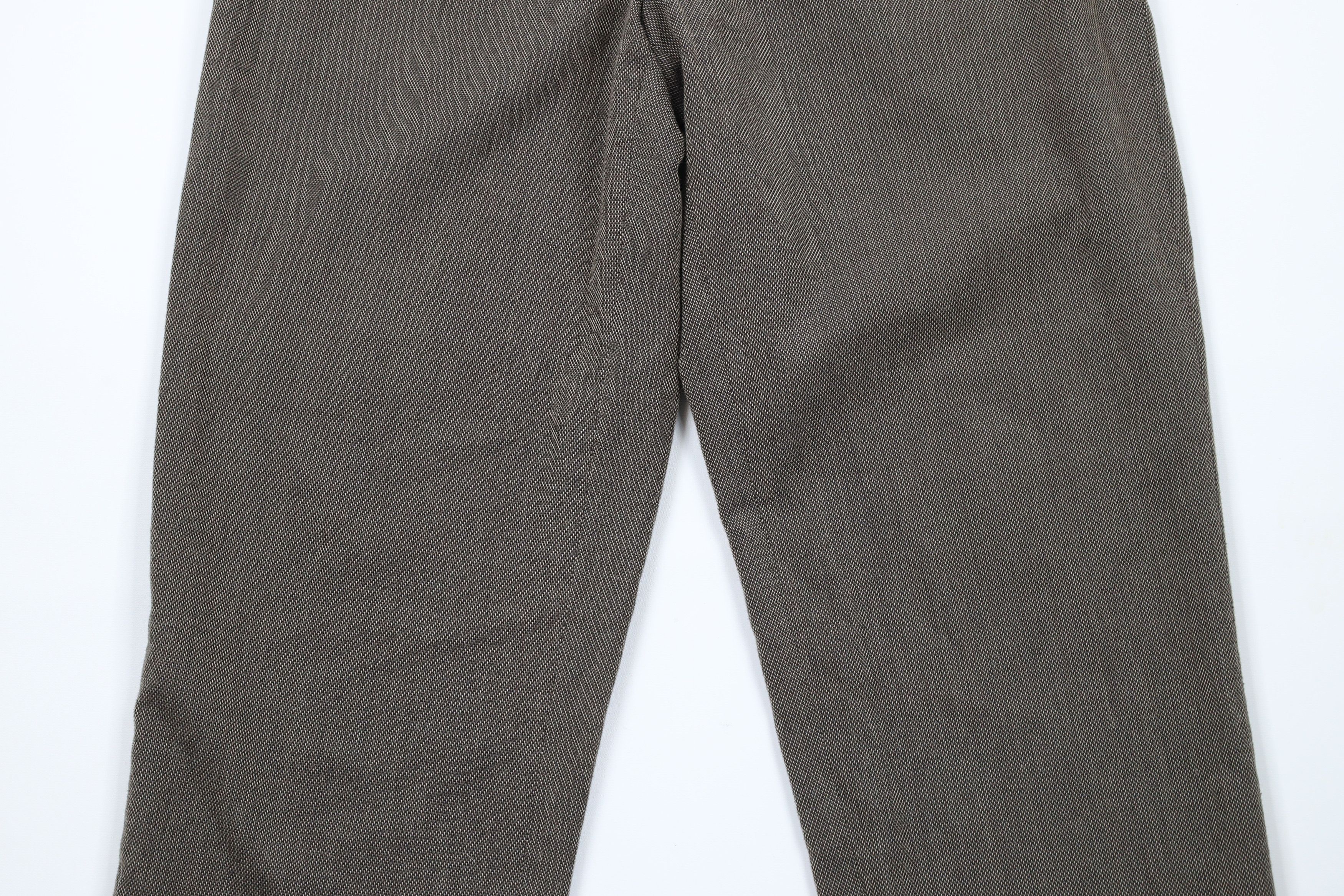 Vintage Vintage 90s Streetwear Rayon Blend Tweed Wide Leg Pants Size US 34 / EU 50 - 3 Thumbnail
