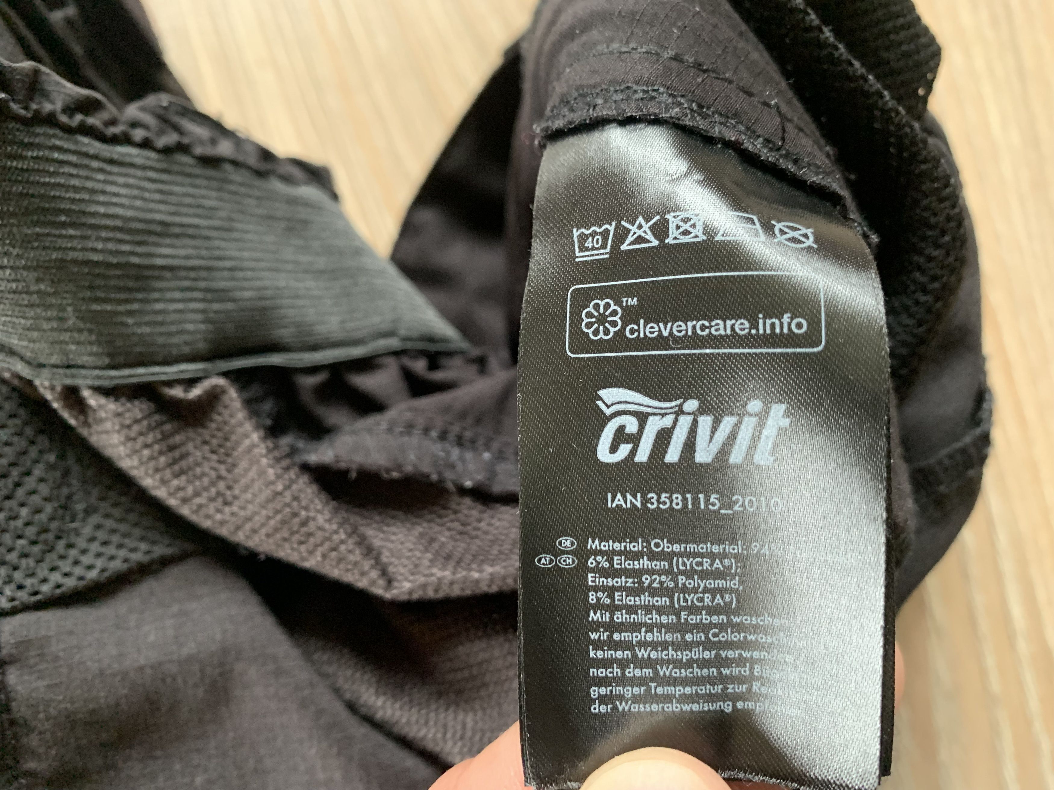 Other Crivit Sports Women’s Black Trekking Pants Size 32" / US 10 / IT 46 - 7 Thumbnail