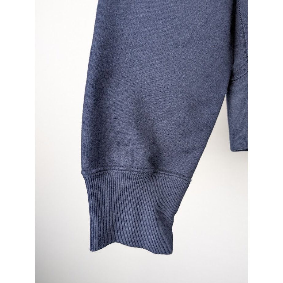 Saint Laurent Paris o1rshd1 Molleton Doux Gots Hoodie In Marine Size US M / EU 48-50 / 2 - 7 Thumbnail