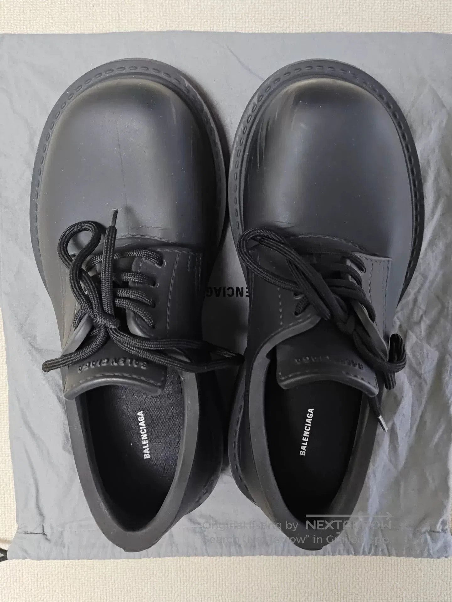 Balenciaga balenciaga black steroid derby shoes. Size US 8.5 / EU 41-42 - 7 Thumbnail