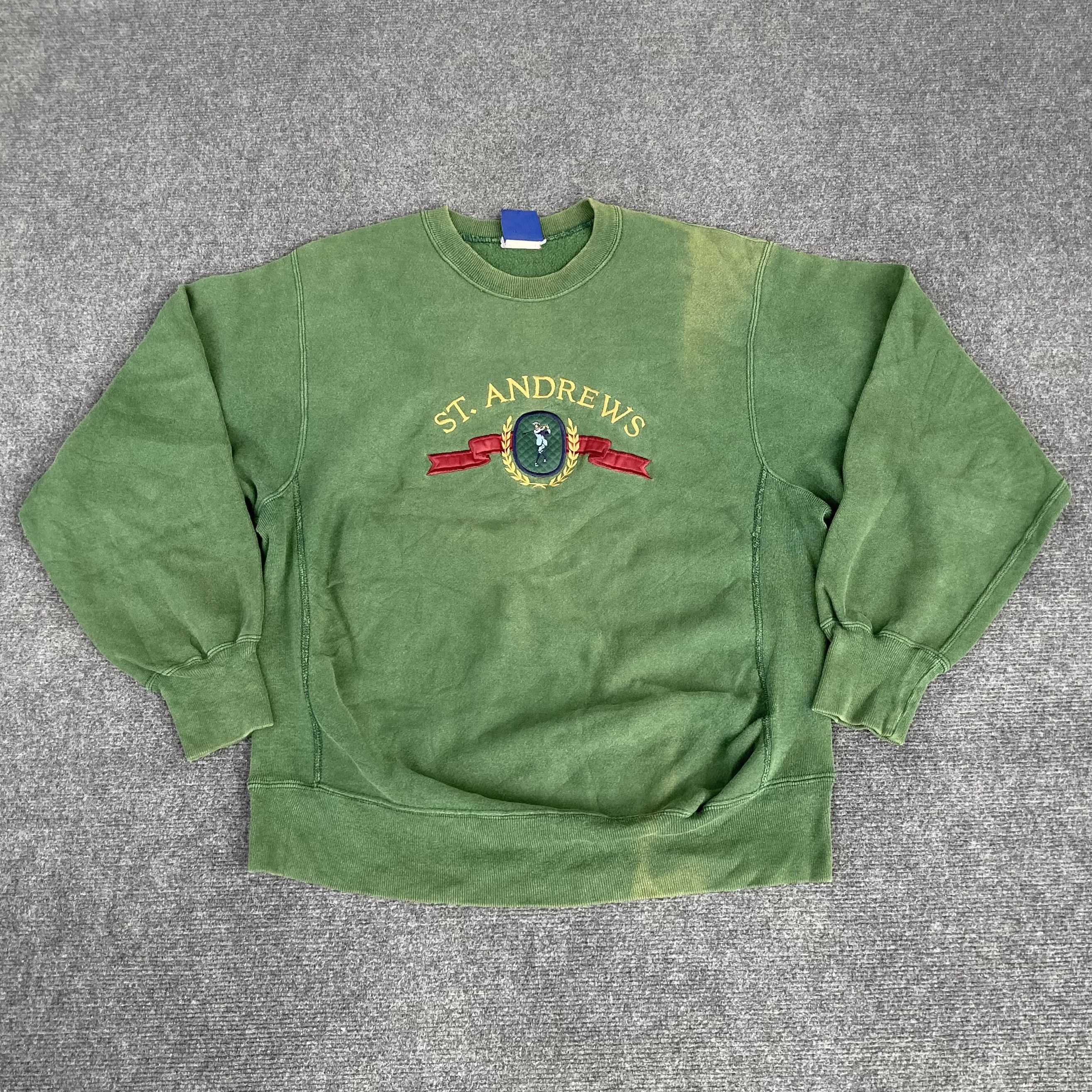 Vintage Vintage St Andrews Oarsman Golf Sport Sweatshirt Size US L / EU 52-54 / 3 - 1 Thumbnail